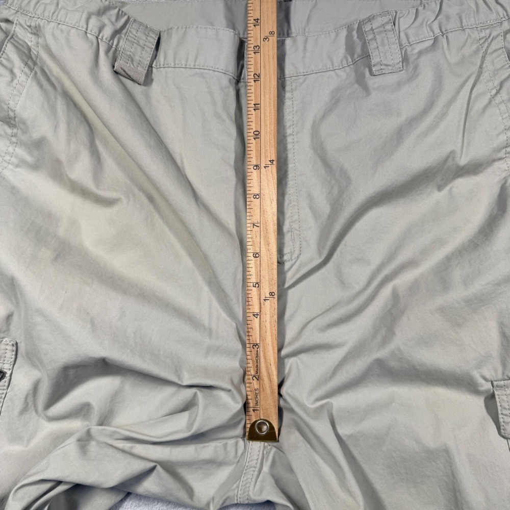 Y2K Columbia Cargo Pants Outdoor Hiking Travel‎ Utility Khaki Tall LT Gorpcore - Picture 6 of 8